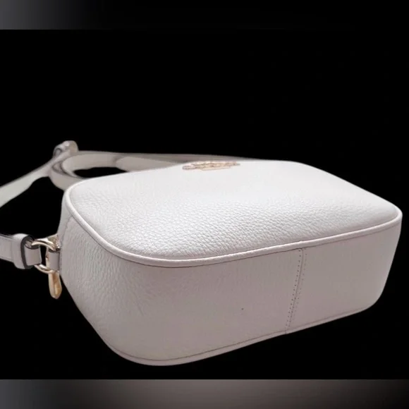 Coach Mini Jamie Camera Bag in Chalk and Gold. - Picture 9 of 13